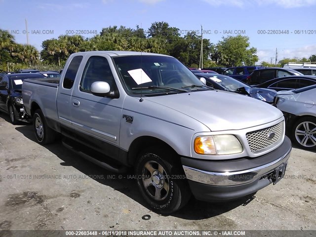 1FTRX17L4YNC33693 - 2000 FORD F150 ვერცხლისფერი ფოტო 1
