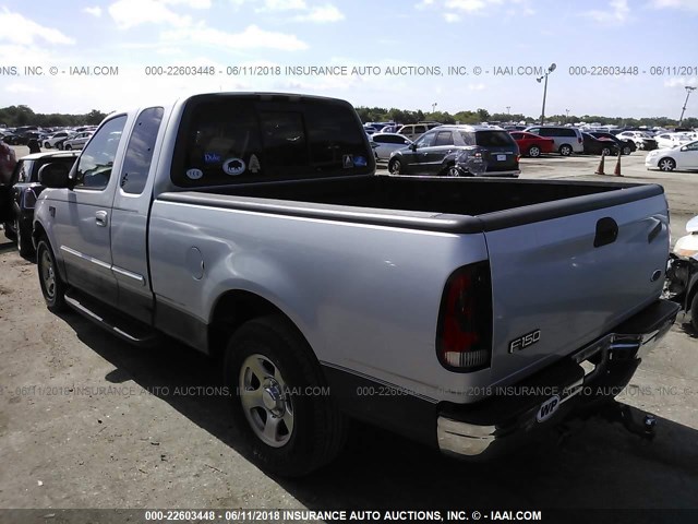 1FTRX17L4YNC33693 - 2000 FORD F150 ვერცხლისფერი ფოტო 3