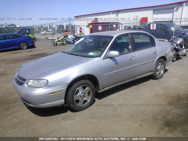 1G1NE52J73M670922 - 2003 CHEVROLET MALIBU LS 银色 照片 2