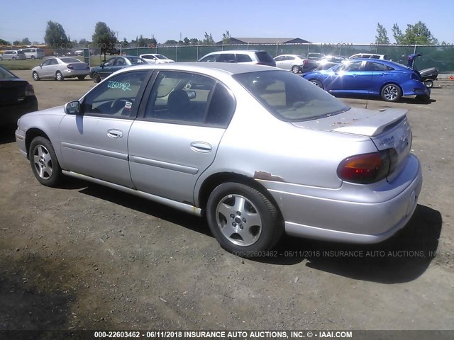 1G1NE52J73M670922 - 2003 CHEVROLET MALIBU LS 银色 照片 3