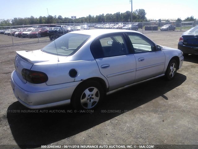 1G1NE52J73M670922 - 2003 CHEVROLET MALIBU LS 银色 照片 4