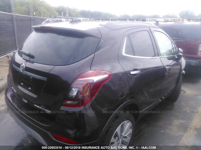 KL4CJESB0HB087107 - 2017 BUICK ENCORE PREFERRED Kastanienbraun Foto 4