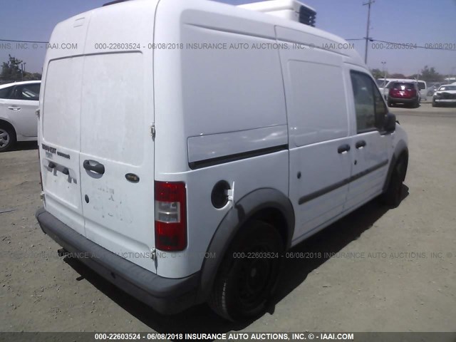 NM0LS7AN8BT067969 - 2011 FORD TRANSIT CONNECT XL WHITE photo 4