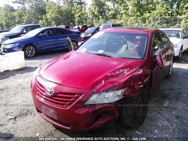 4T1BE46KX9U266413 - 2009 TOYOTA CAMRY SE/LE/XLE RED photo 6