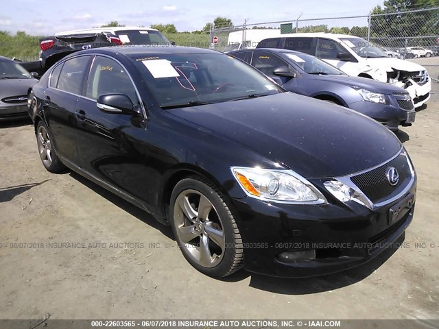 JTHBL96S785001110 - 2008 LEXUS GS 460 BLACK photo 1