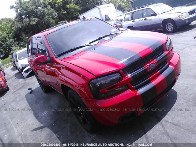 1GNET13H282178696 - 2008 CHEVROLET TRAILBLAZER SS RED photo 1