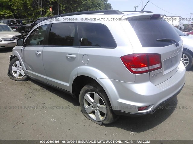 3D4PH1FG2BT567966 - 2011 DODGE JOURNEY MAINSTREET SILVER photo 3