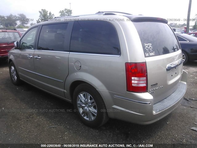 2A8HR64X79R550410 - 2009 CHRYSLER TOWN & COUNTRY LIMITED TAN photo 3