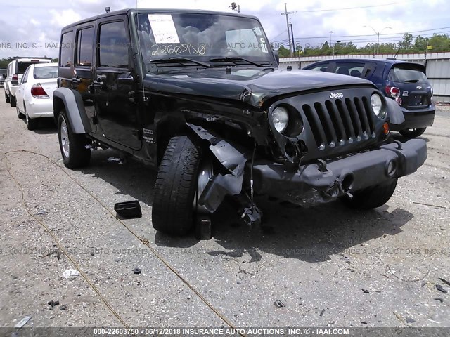 1J4BA3H19BL542794 - 2011 JEEP WRANGLER UNLIMITE SPORT GREEN photo 6