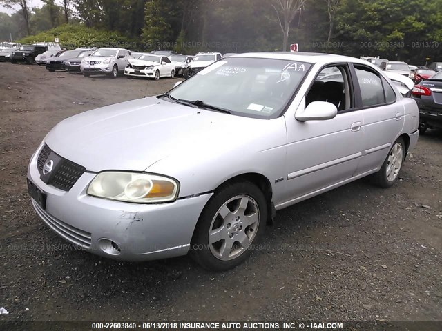 3N1CB51A05L552929 - 2005 NISSAN SENTRA 1.8S SILVER photo 2