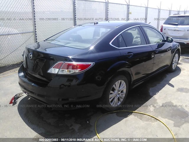 1YVHP82A695M30757 - 2009 MAZDA 6 I BLACK photo 4