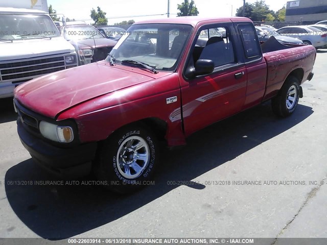 4F4CR16U3RTM30076 - 1994 MAZDA B3000 CAB PLUS RED photo 2