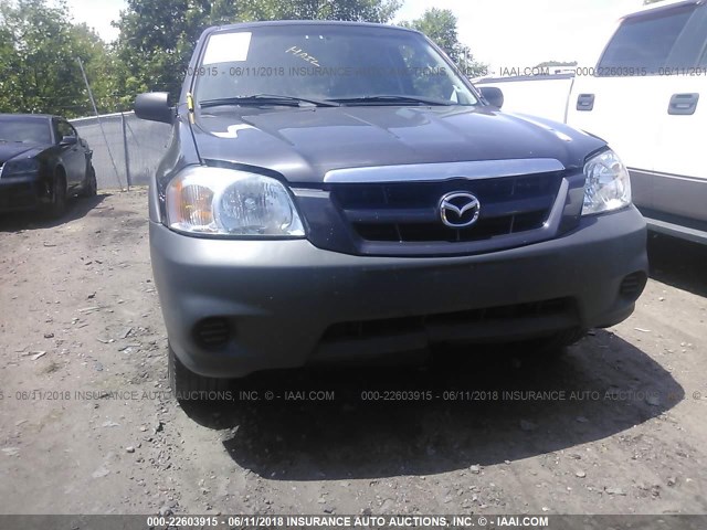 4F2YZ02Z16KM28791 - 2006 MAZDA TRIBUTE I GRAY photo 6