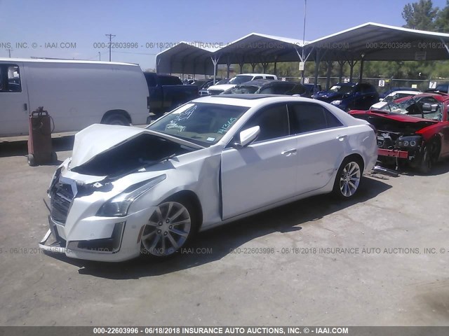 1G6AT5SS2G0141365 - 2016 CADILLAC CTS PREMIUM COLLECTION WHITE photo 2