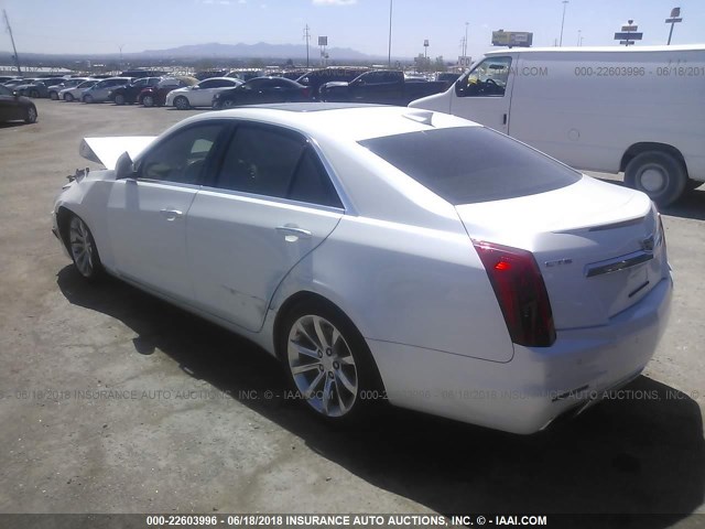 1G6AT5SS2G0141365 - 2016 CADILLAC CTS PREMIUM COLLECTION WHITE photo 3