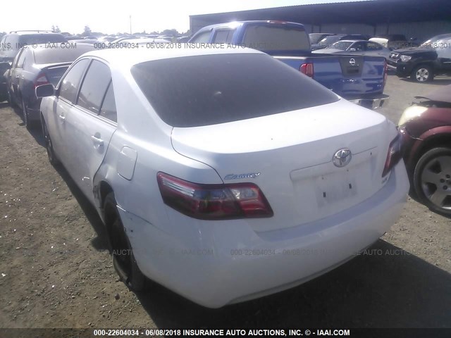 4T1BE46K87U541693 - 2007 TOYOTA CAMRY NEW GENERAT CE/LE/XLE/SE WHITE photo 3