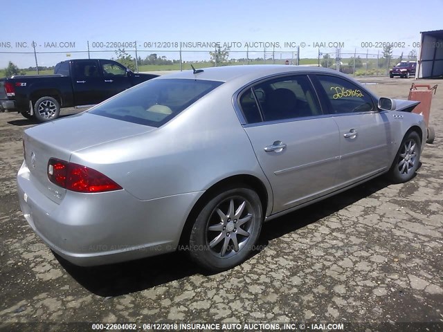 1G4HD57226U257458 - 2006 BUICK LUCERNE CXL SILVER photo 4