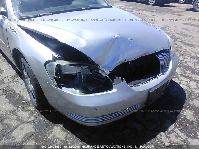 1G4HD57226U257458 - 2006 BUICK LUCERNE CXL SILVER photo 6