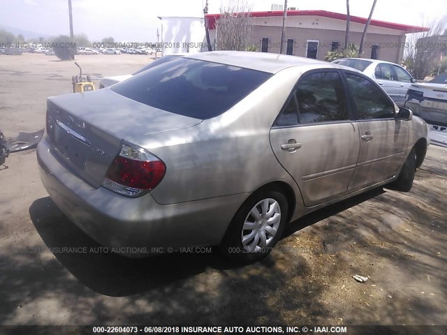 4T1BE32KX6U122887 - 2006 TOYOTA CAMRY LE/XLE/SE ოქროსფერი ფოტო 4