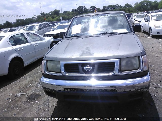 1N6DD21S0YC352763 - 2000 NISSAN FRONTIER XE GRAY photo 6