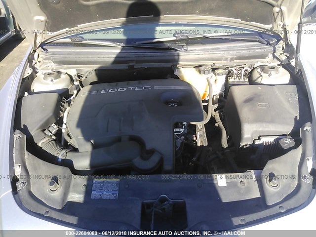 1G1ZG57B68F161803 - 2008 CHEVROLET MALIBU LS SILVER photo 10