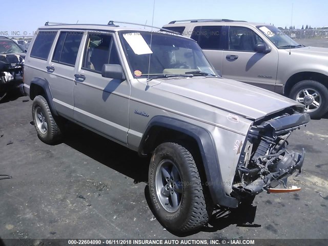 1J4FJ28S0TL159350 - 1996 JEEP CHEROKEE SE BEIGE photo 1