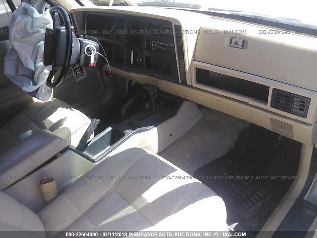 1J4FJ28S0TL159350 - 1996 JEEP CHEROKEE SE BEIGE photo 5