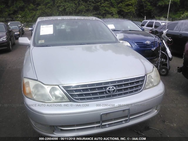 4T1BF28B03U301238 - 2003 TOYOTA AVALON XL/XLS SILVER photo 6