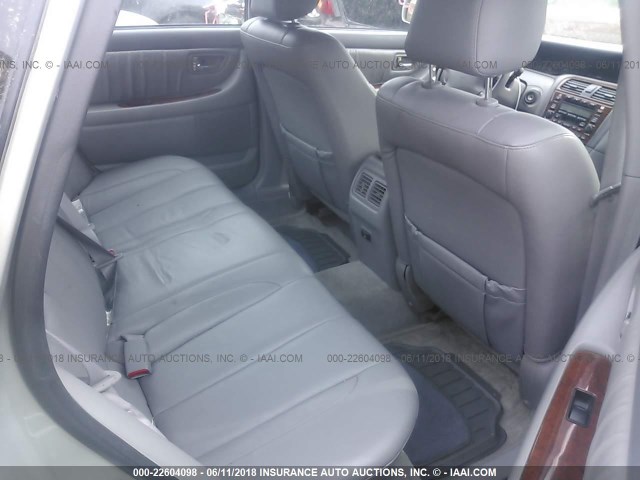 4T1BF28B03U301238 - 2003 TOYOTA AVALON XL/XLS SILVER photo 8