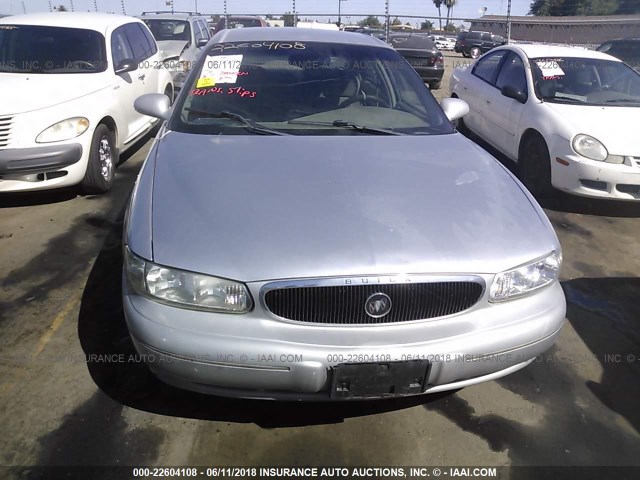 2G4WS52J111170473 - 2001 BUICK CENTURY CUSTOM SILVER photo 6