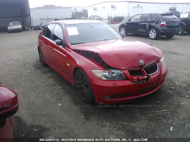 WBAVB17586NK30434 - 2006 BMW 325 I AUTOMATIC RED photo 1