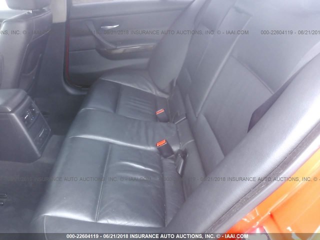 WBAVB17586NK30434 - 2006 BMW 325 I AUTOMATIC RED photo 8