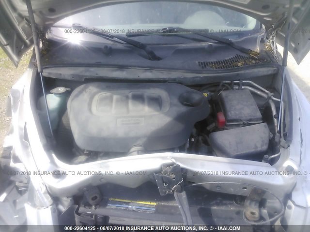 3GNDA13D77S574835 - 2007 CHEVROLET HHR LS SILVER photo 10
