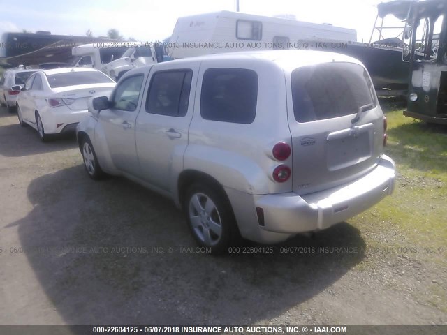 3GNDA13D77S574835 - 2007 CHEVROLET HHR LS SILVER photo 3