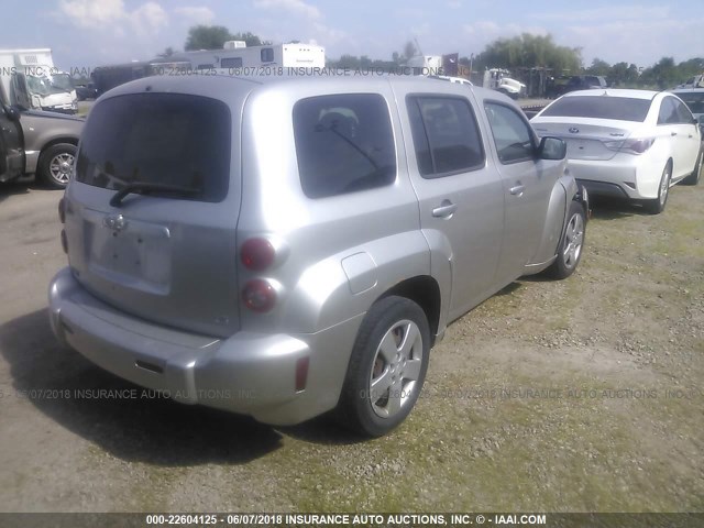 3GNDA13D77S574835 - 2007 CHEVROLET HHR LS SILVER photo 4