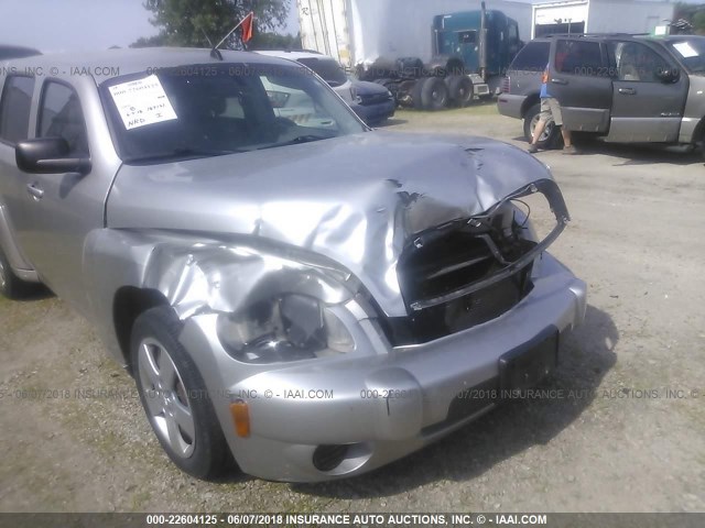 3GNDA13D77S574835 - 2007 CHEVROLET HHR LS SILVER photo 6