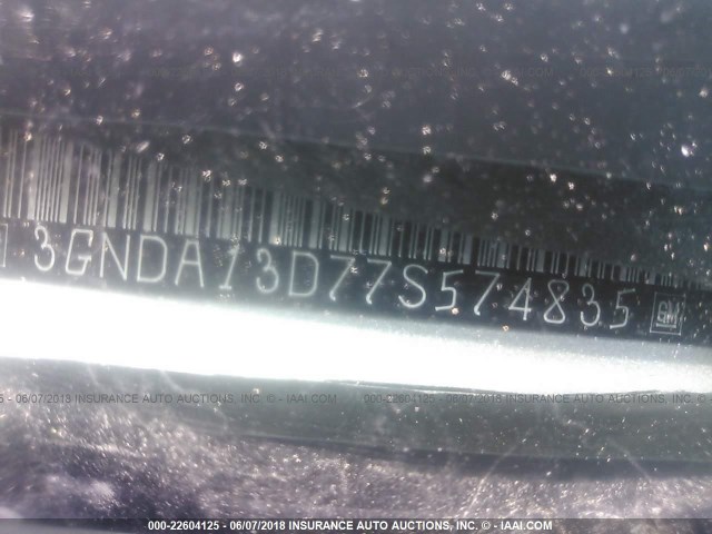 3GNDA13D77S574835 - 2007 CHEVROLET HHR LS SILVER photo 9