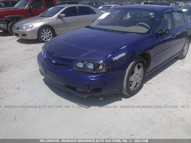 2G1WP551659157994 - 2005 CHEVROLET IMPALA SS BLUE photo 6