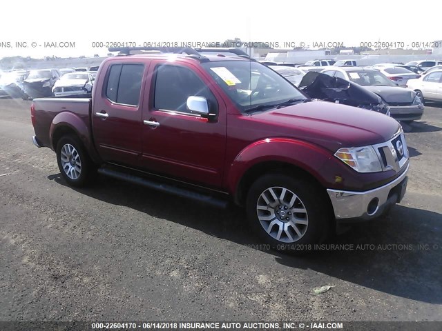 1N6AD0ER1BC401944 - 2011 NISSAN FRONTIER S/SV/SL/PRO-4X RED photo 1