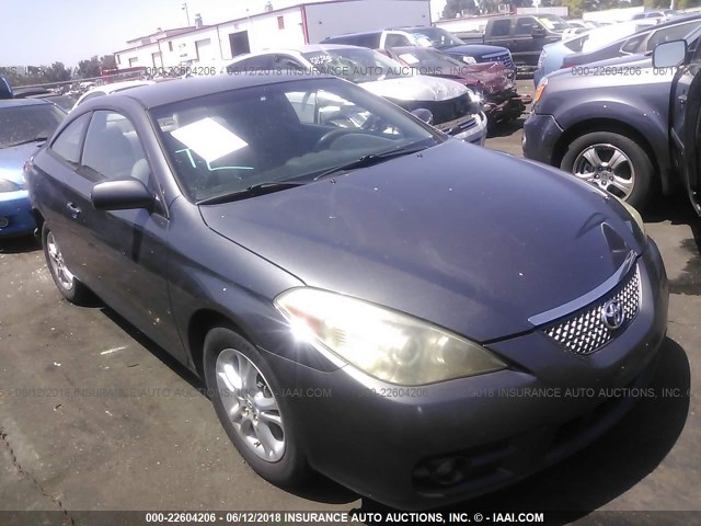 4T1CA30P07U123126 - 2007 TOYOTA CAMRY SOLARA SE/SLE GRAY photo 1