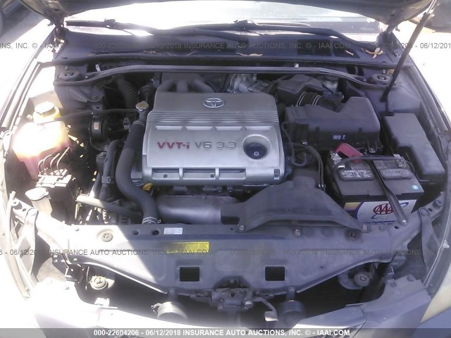 4T1CA30P07U123126 - 2007 TOYOTA CAMRY SOLARA SE/SLE ნაცრისფერი ფოტო 10