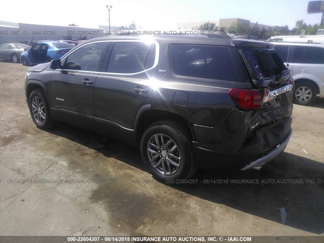 1GKKNMLS1HZ295958 - 2017 GMC ACADIA SLT-1 Szary zdjęcie 3
