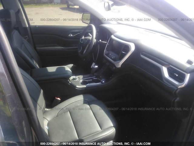 1GKKNMLS1HZ295958 - 2017 GMC ACADIA SLT-1 Szary zdjęcie 5