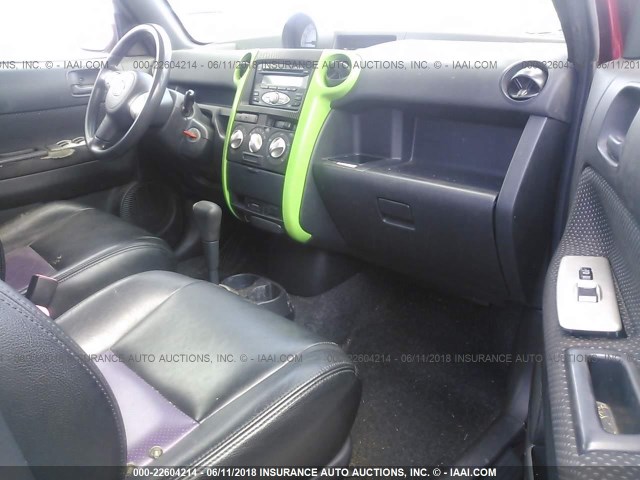 JTLKT324464068454 - 2006 TOYOTA SCION XB მუქწითელი ფოტო 5