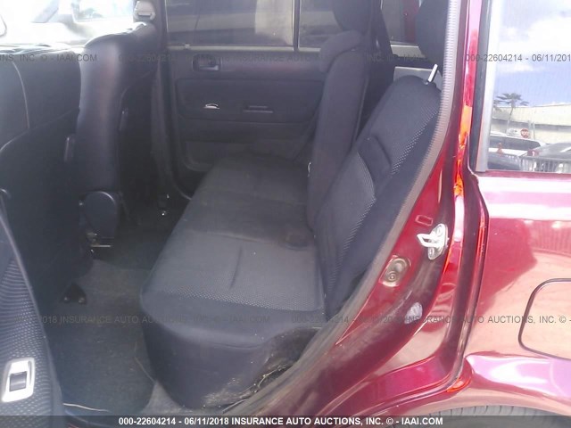 JTLKT324464068454 - 2006 TOYOTA SCION XB მუქწითელი ფოტო 8