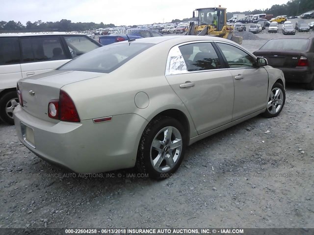 1G1ZH57B494225475 - 2009 CHEVROLET MALIBU 1LT BEIGE photo 4