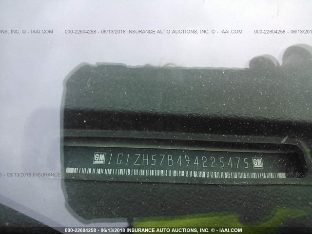 1G1ZH57B494225475 - 2009 CHEVROLET MALIBU 1LT 米色 照片 9