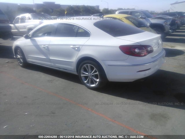 WVWHL93CX9E546115 - 2009 VOLKSWAGEN CC LUXURY 白色 照片 3