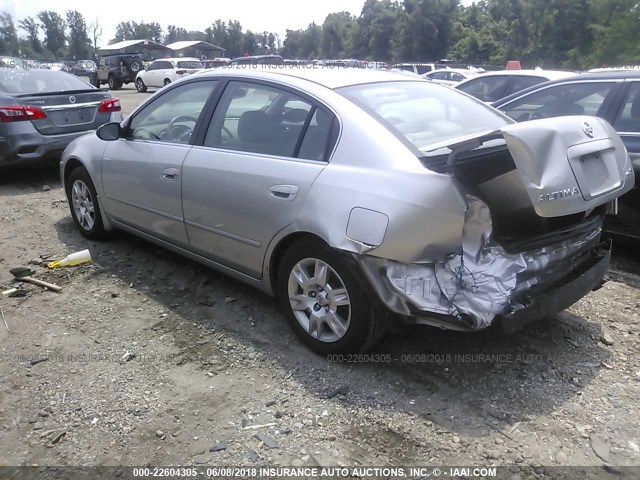 1N4AL11D55C172863 - 2005 NISSAN ALTIMA S/SL SILVER photo 3