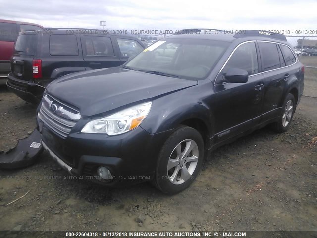 4S4BRBLC9D3218342 - 2013 SUBARU OUTBACK 2.5I LIMITED GRAY photo 2